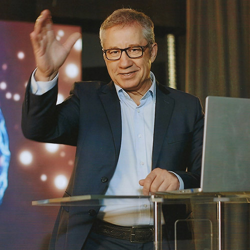 Jan Ditgen delivering an artificial intelligence keynote