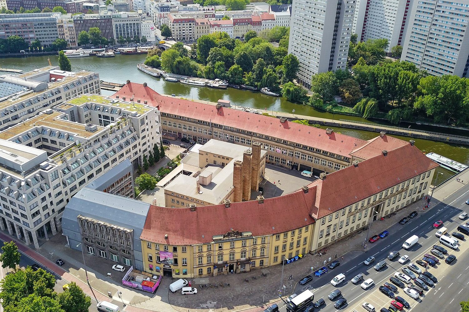 Aerial view of Alte Münze Berlin