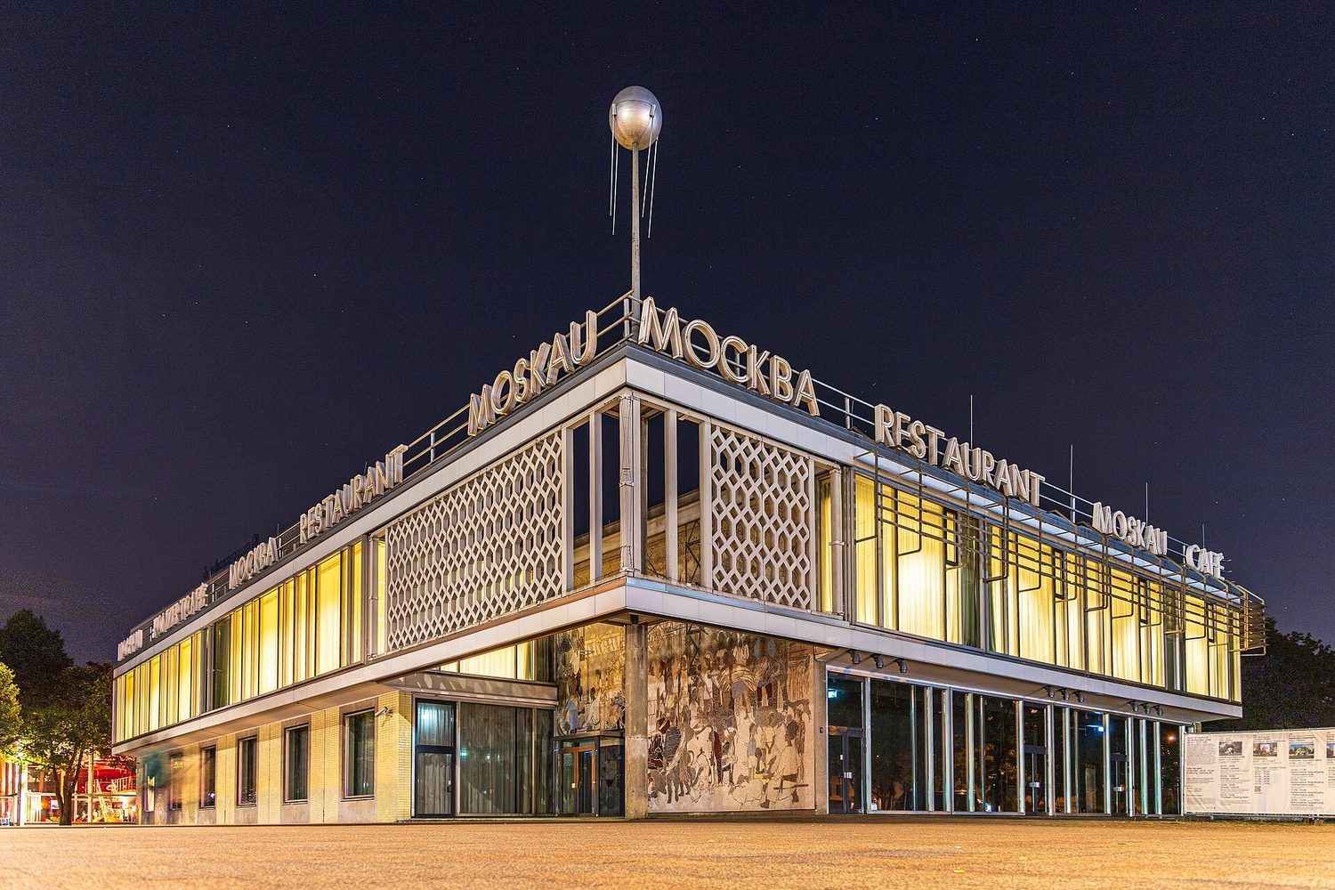 Cafe Moskau on Karl-Marx-Allee