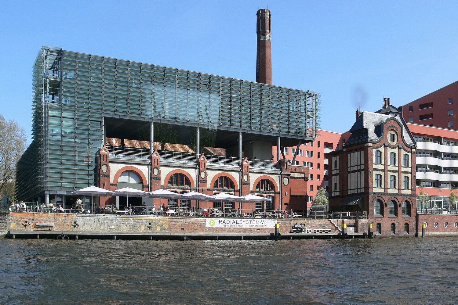 Radialsystem beside the River Spree