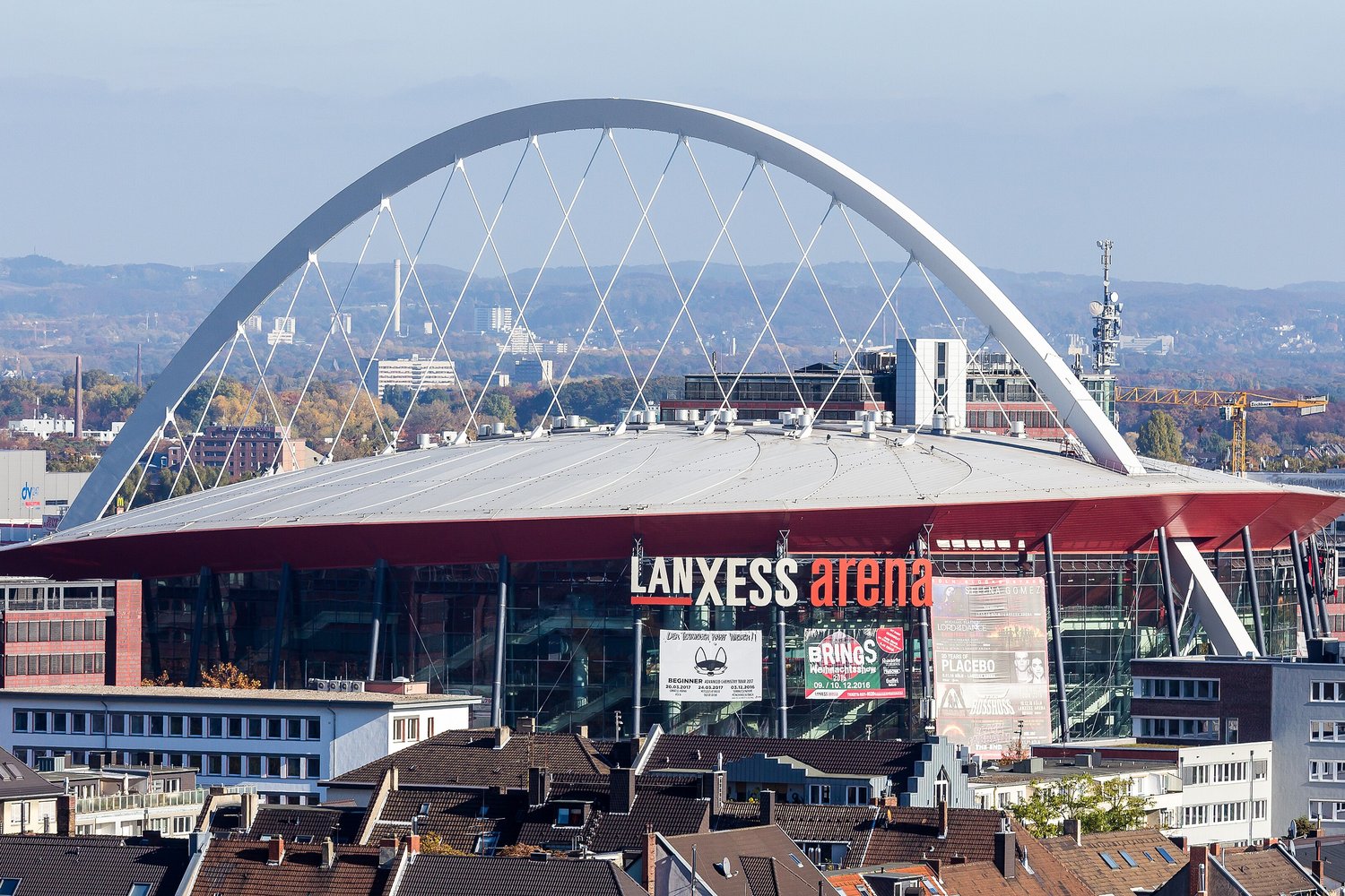 LANXESS arena in Cologne-Deutz