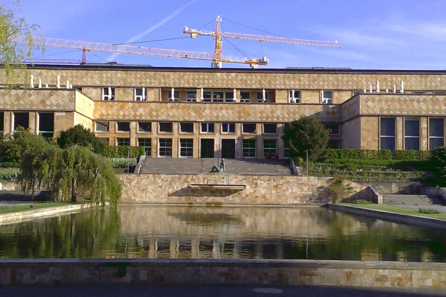 Casino building on Goethe University's Campus Westend in Frankfurt