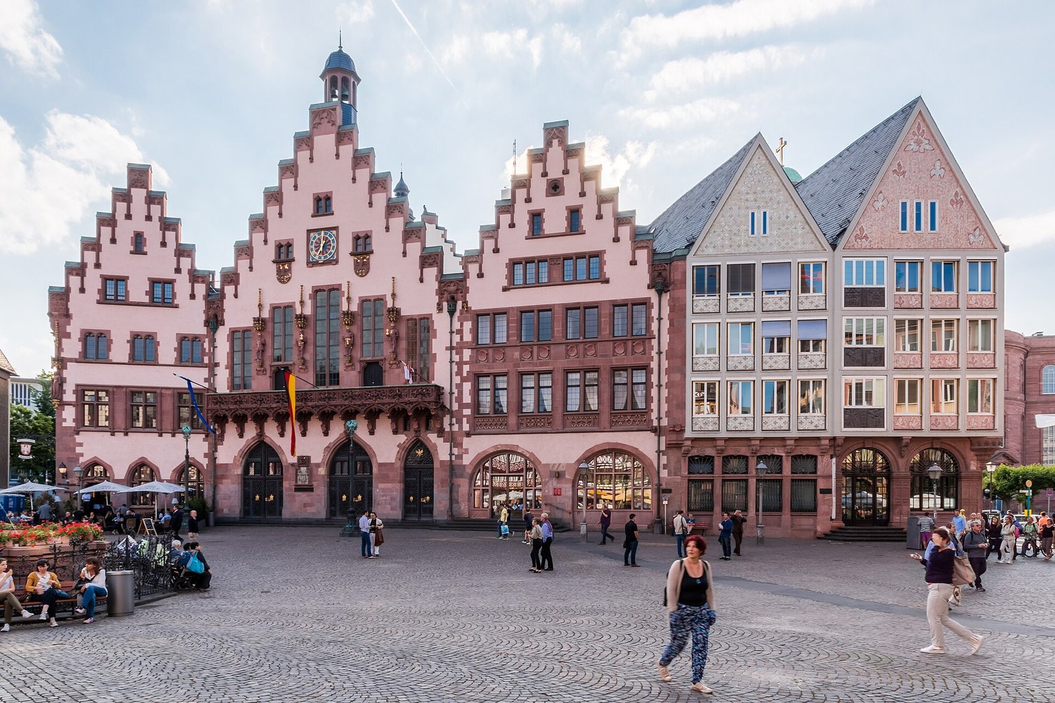 The historic Römer on Frankfurt's Römerberg square