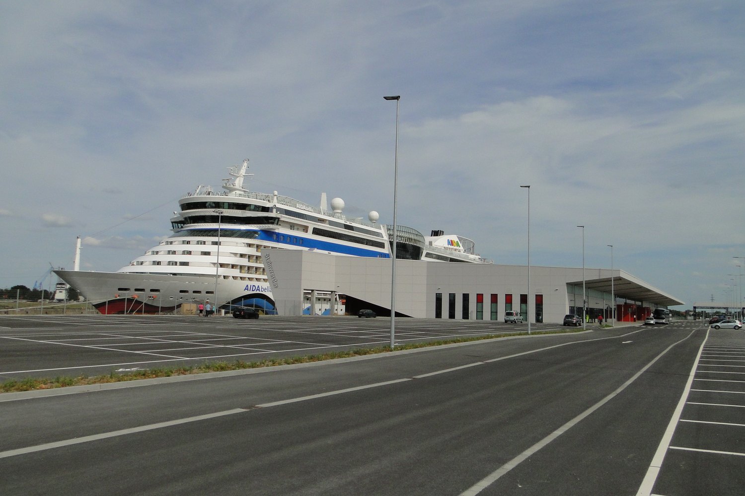 Cruise Center Steinwerder terminal in the Port of Hamburg