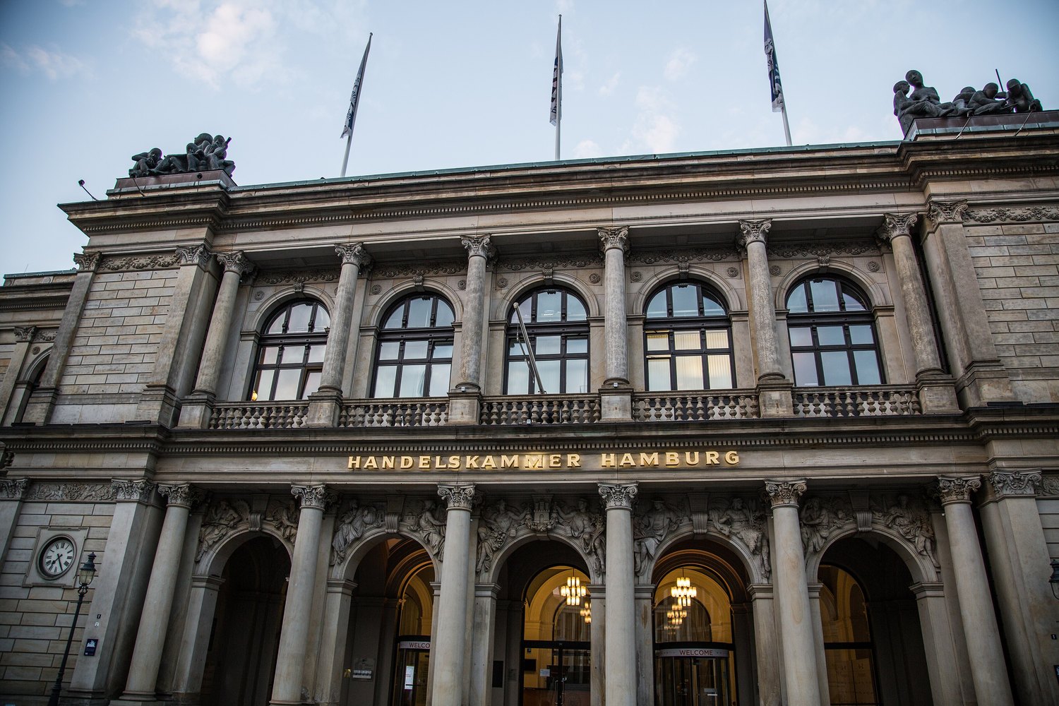 Hamburg Chamber of Commerce building at Adolphsplatz