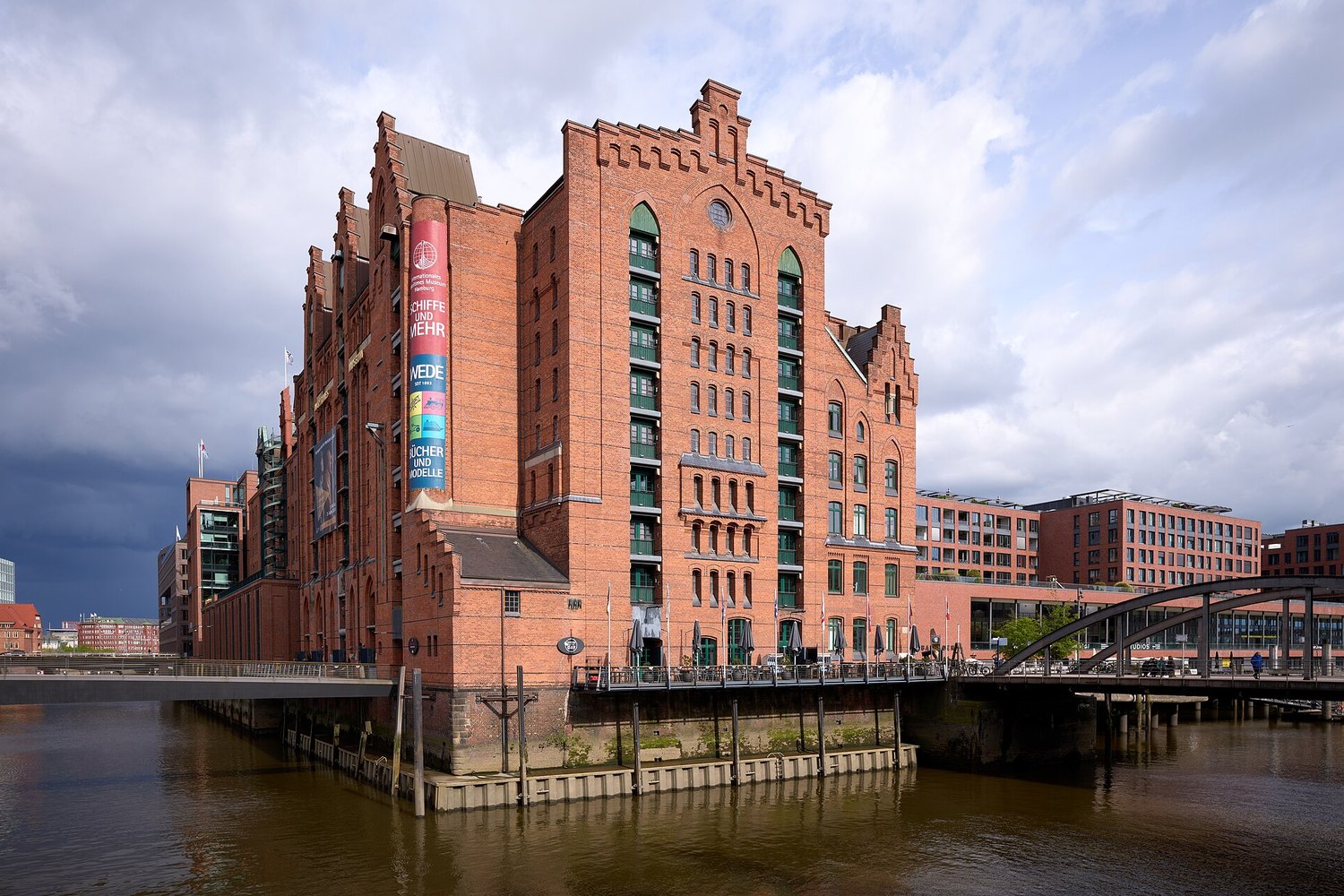 Historic Kaispeicher B housing the International Maritime Museum Hamburg