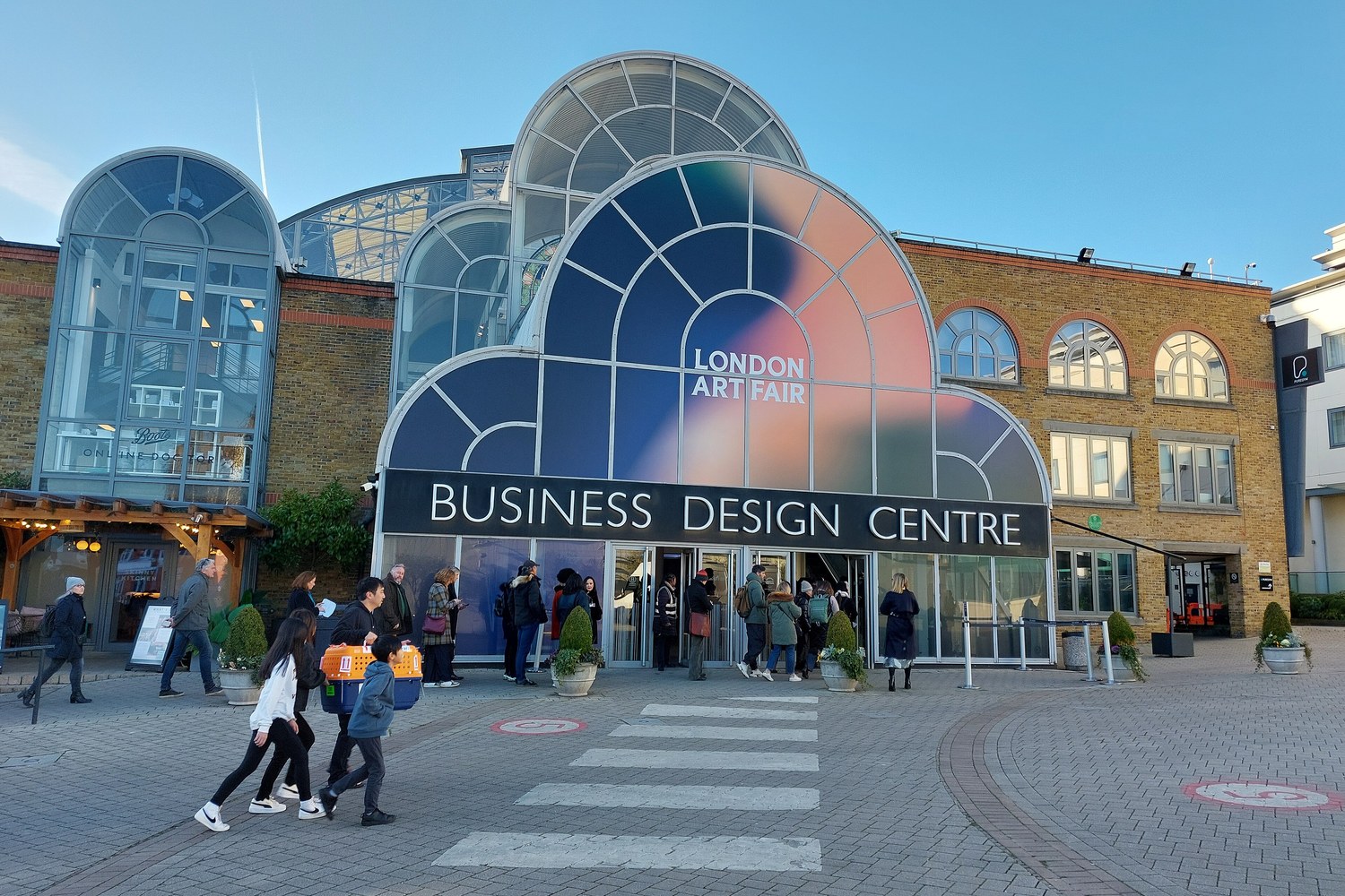 Entrance to the Business Design Centre in Islington