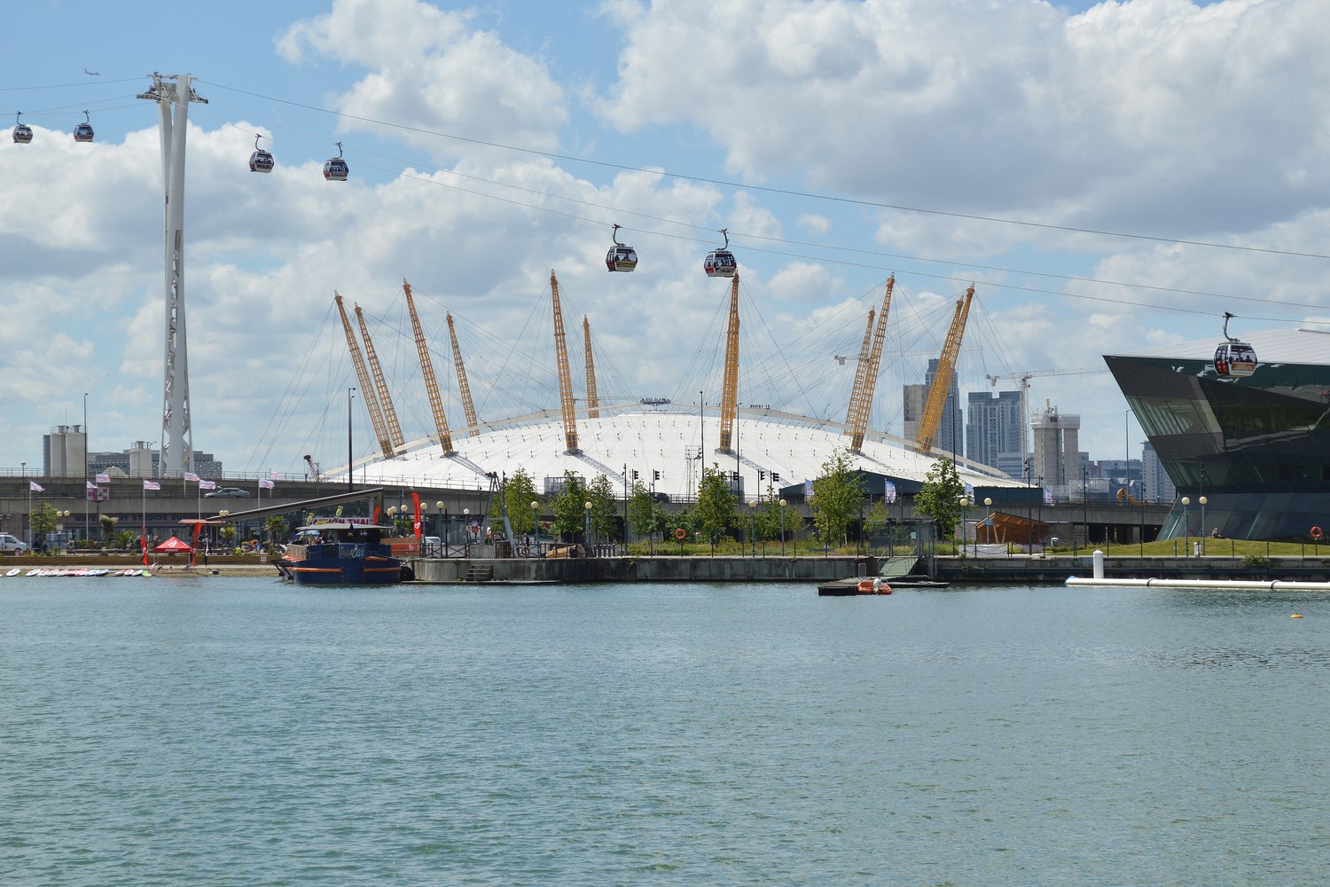 The O2 on Greenwich Peninsula, home to indigo at The O2