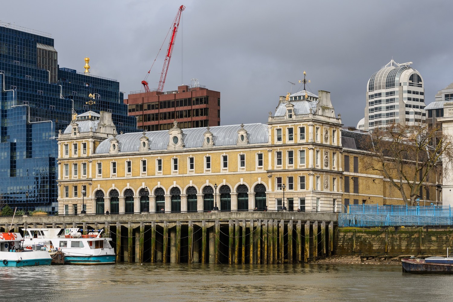 Old Billingsgate on the north bank of the Thames