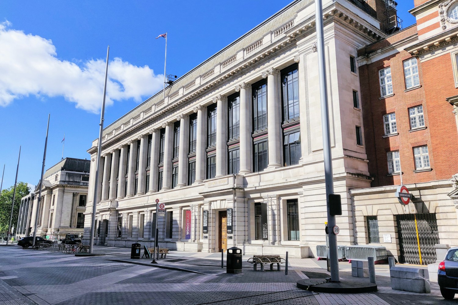 Science Museum façade on Exhibition Road