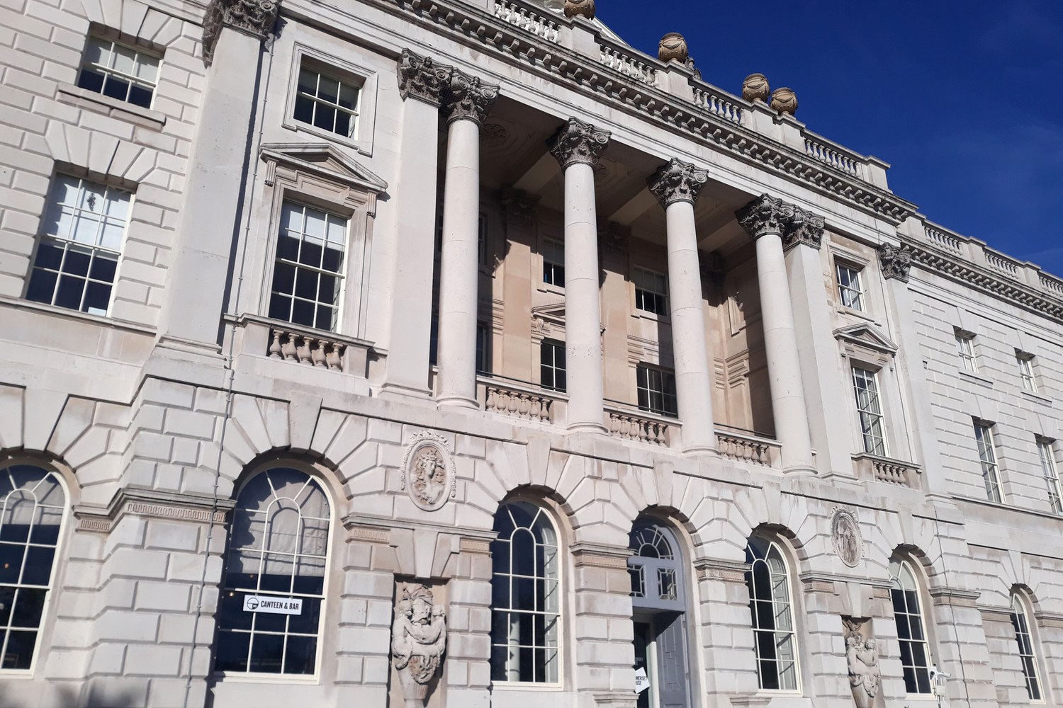 Neoclassical façade of Somerset House
