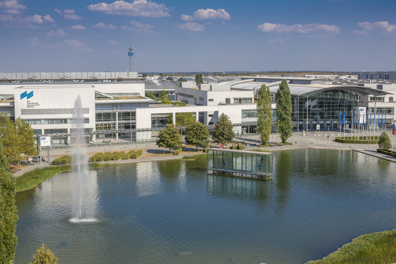 Entrance to ICM at Messe München