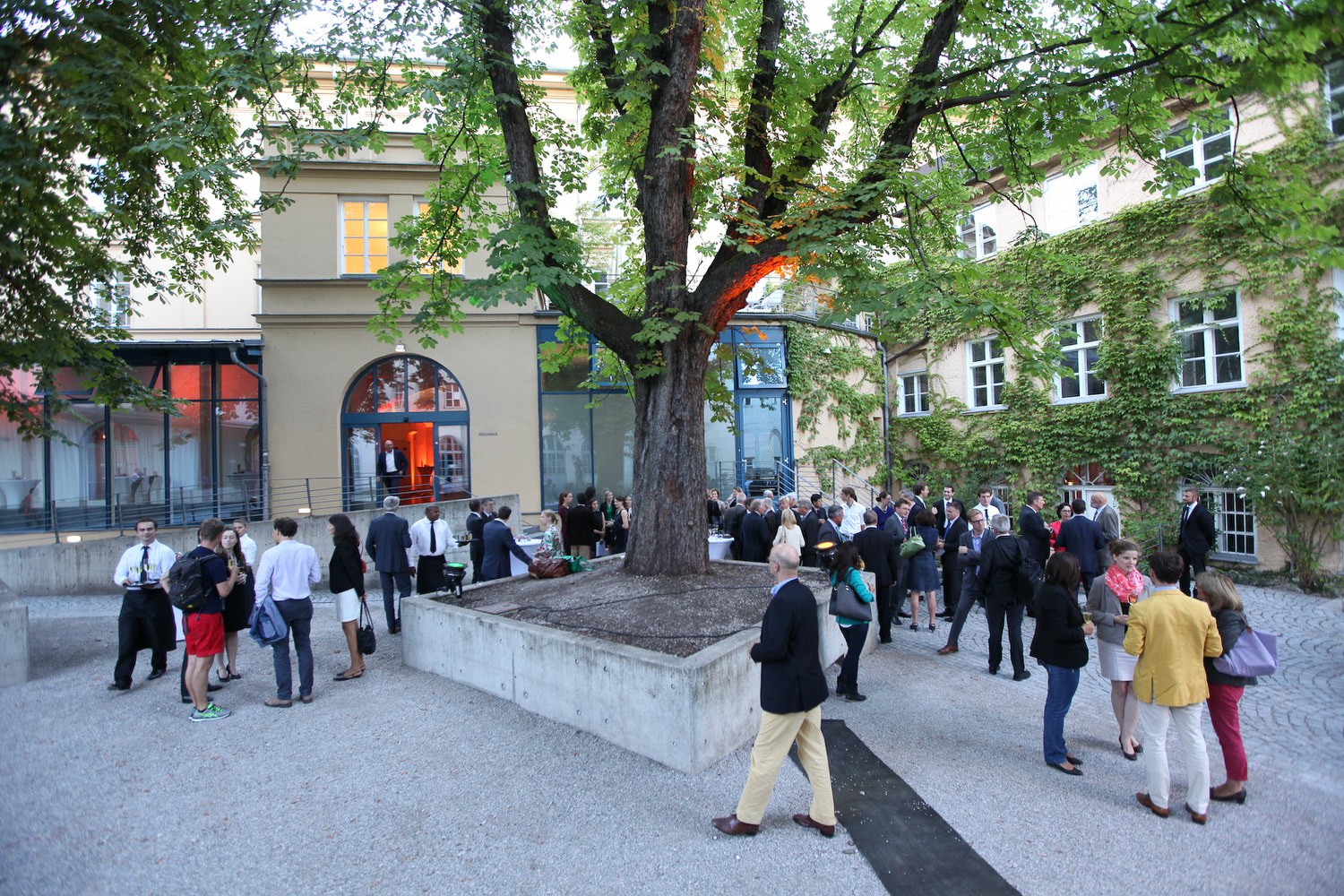 Historic buildings on Praterinsel in Munich