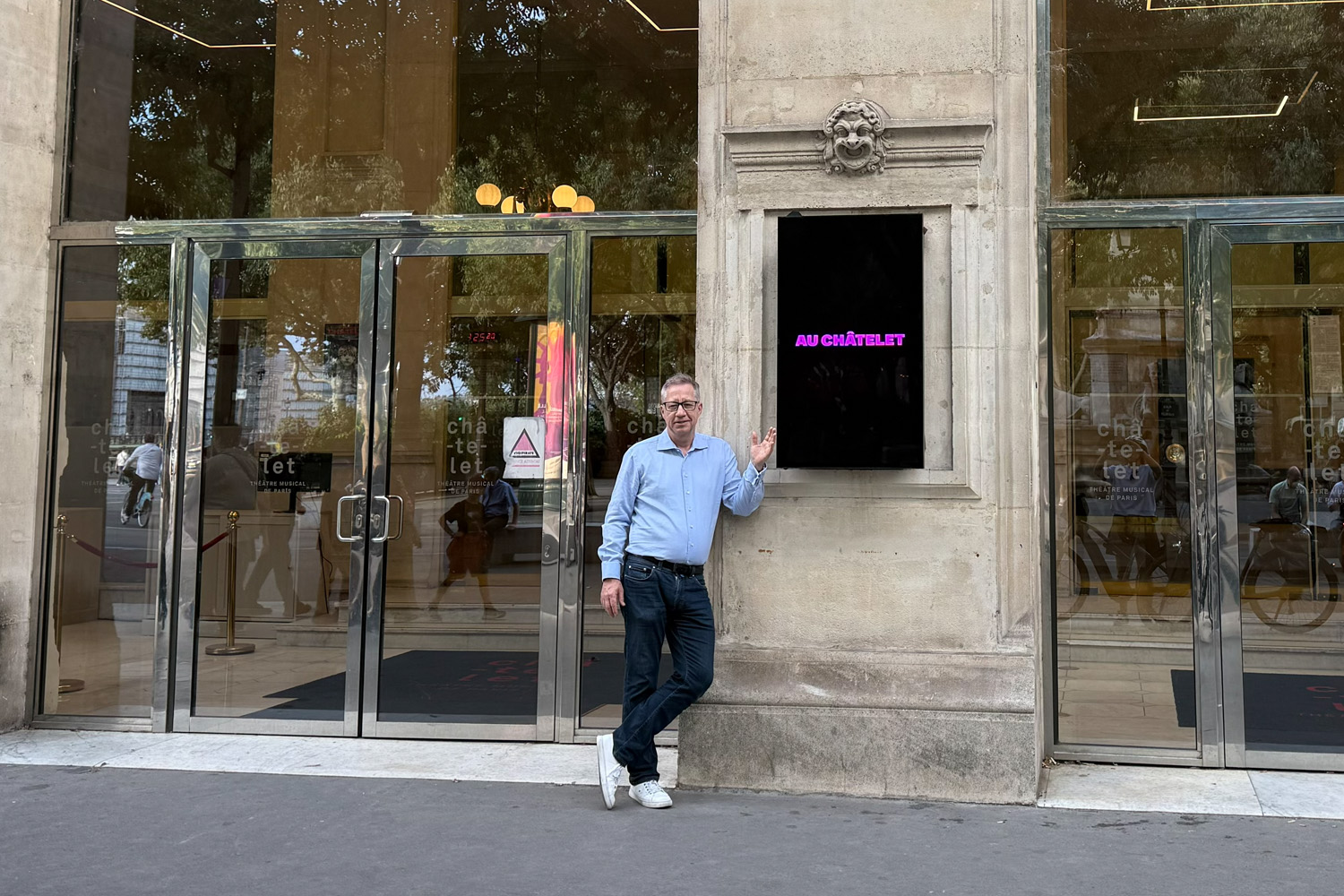 La façade du Théâtre du Châtelet