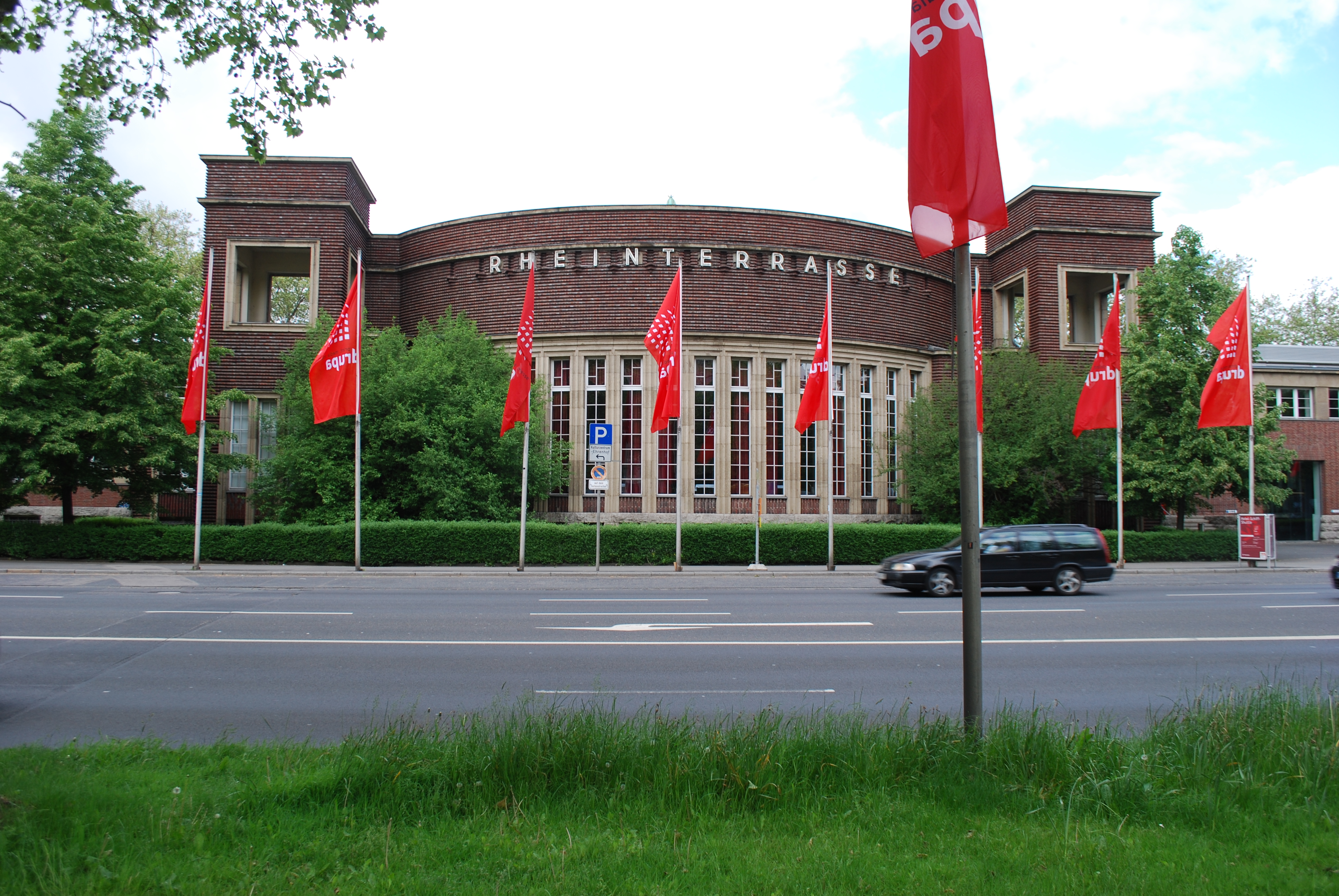 Rheinterrasse event venue on the Rhine in Dusseldorf