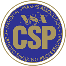 Certified Speaking Professional medal
