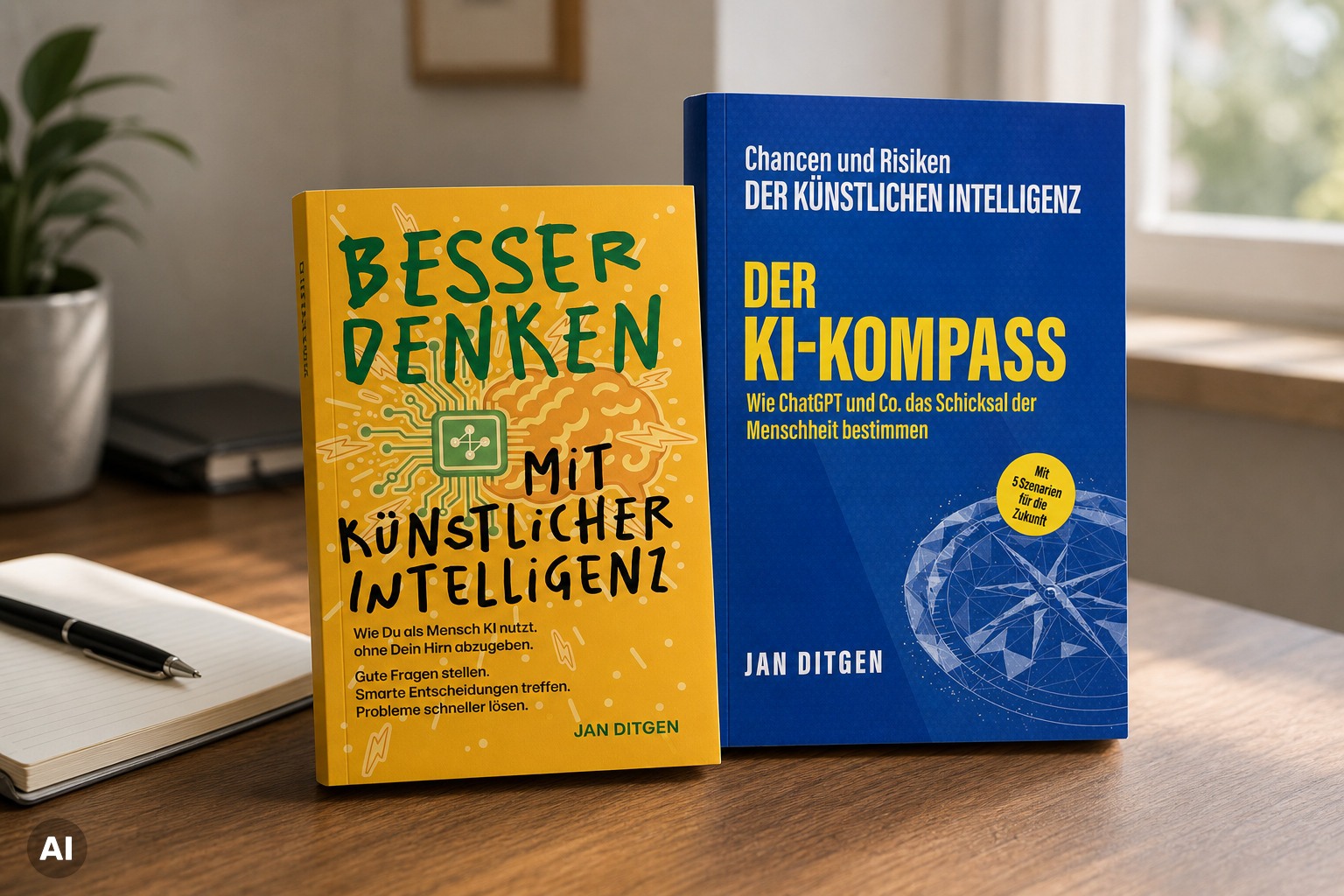 Die Bücher von Jan Ditgen über Künstliche Intelligenz