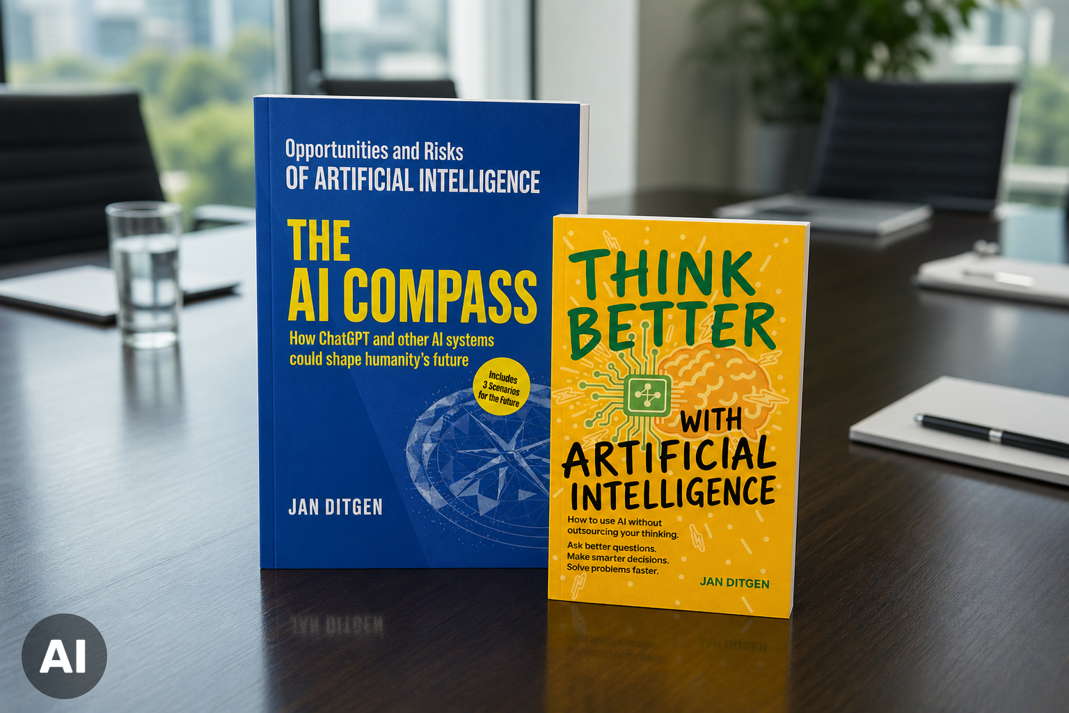 English editions of Jan Ditgen's books about AI