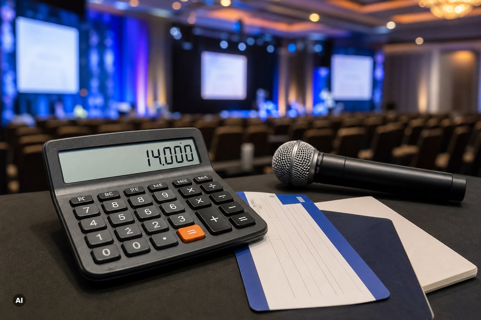Fee planning for a professional keynote speaker