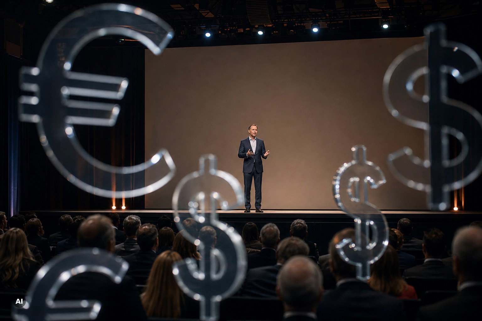 Fee for an AI keynote speaker