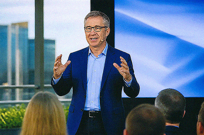 Ponente inteligencia artificial Alemania: Jan Ditgen conversa con el público